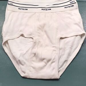 Three pair of Fruit of the Loom men's underwear,  size large.